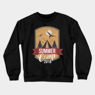 Cute Summer Camp 2018 for Campers Crewneck Sweatshirt